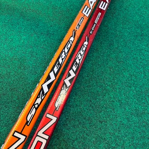 2 Easton Synergy Si-Core One Piece Hockey sticks - left handed *please read*