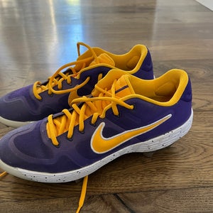 Custom Nike cleats Lakers