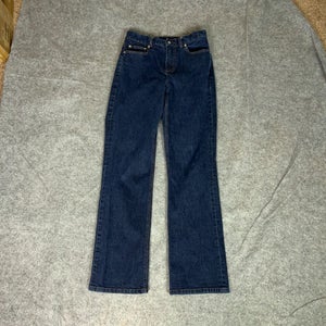 Lauren Ralph Lauren Jeans 6 Blue Denim Pant Straight Dark Everyday Capsule LRL