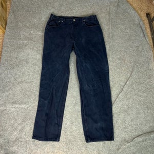 Vintage Levis Mens Jeans 36x32 Blue Straight Baggy Dark USA 90s Y2K Hip Hop