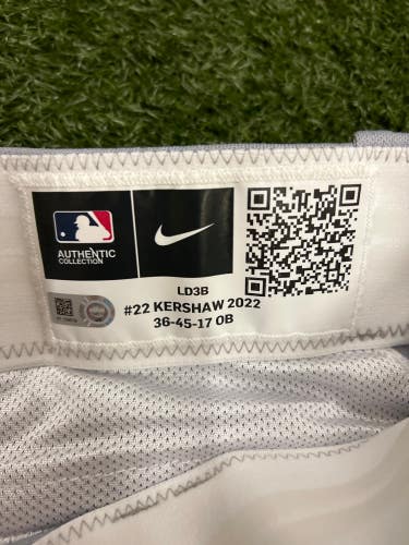 MLB Team Issued Nike Pants | Clayton Kershaw
