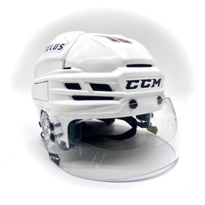 CCM Super Tacks X - Used Pro Stock Hockey Helmet (White)