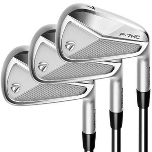 TaylorMade 2023 P7MC Forged Iron Set 4-PW Steel KBS Tour Stiff Flex NEW #90003