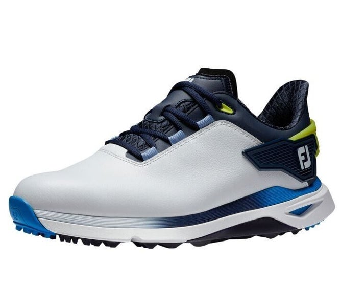 FootJoy 2024 Pro/SLX Mens Golf Shoes 56914 White/Navy 10.5 Wide (EE) New #95596