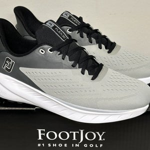FootJoy 2024 Flex XP Spikeless Golf Shoes Style 56281 Size 8 Gray NEW #90344