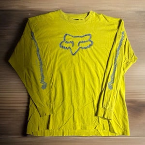 Vintage Fox Racing Shirt Mens Size XXL Motocross Racing Long Sleeve Logo Tee