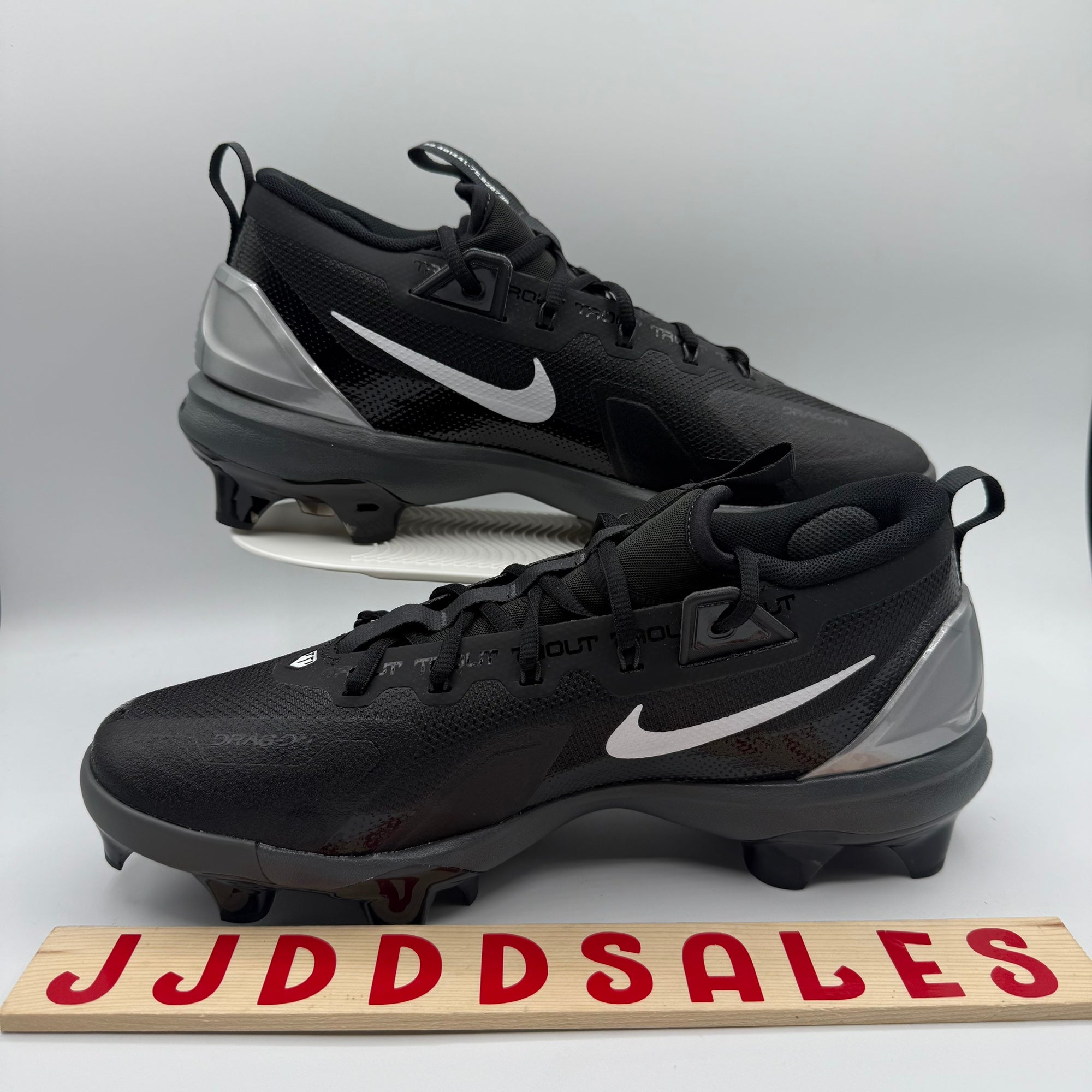 Nike Force Trout 9 Elite MCS FZ0884-001 Men\'s 10.5 Black Baseball Cleats HAM609 Men main image 2