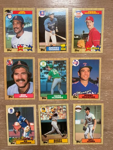 Topps 1987 newly opened