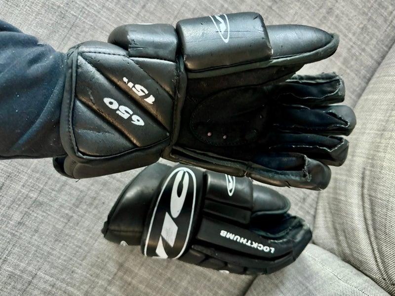 VIC Pro Leather 650 Hockey Gloves - 15” SR