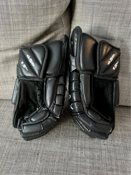 VIC Pro Leather 650 Hockey Gloves - 15” SR