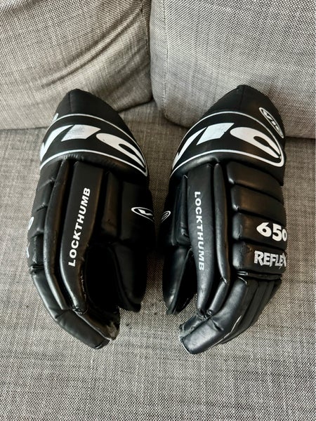 VIC Pro Leather 650 Hockey Gloves - 15” SR