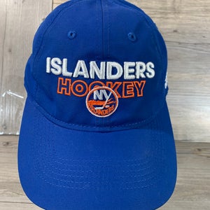 New York Islanders Hockey NHL Adidas Authentic Pro Stretch Flex Hat Mens Blue