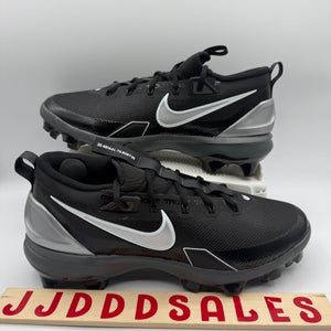 Nike Force Trout 9 Elite MCS Baseball Cleats Black Silver FZ0884-001 Men’s Sz 13 NEW