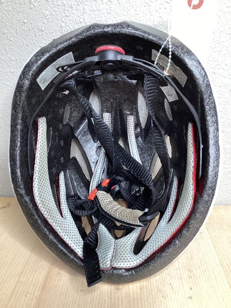 54cm-62cm Bike Helmet (Used) White & Blue