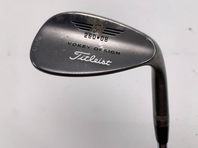 Titleist Vokey Black Nickel Lob Wedge LW 60* 8 Bounce Dynamic Gold RH
