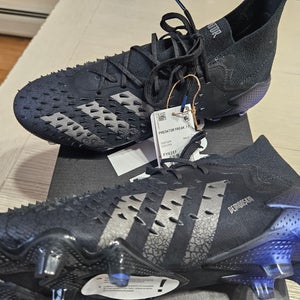 Black Unisex Size M 8.0 (W 9.0) Adidas Predator freak.1 Molded Cleats Cleats (New)