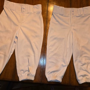 White Unisex Medium Youth Champro Knicker Game Pants (Used)