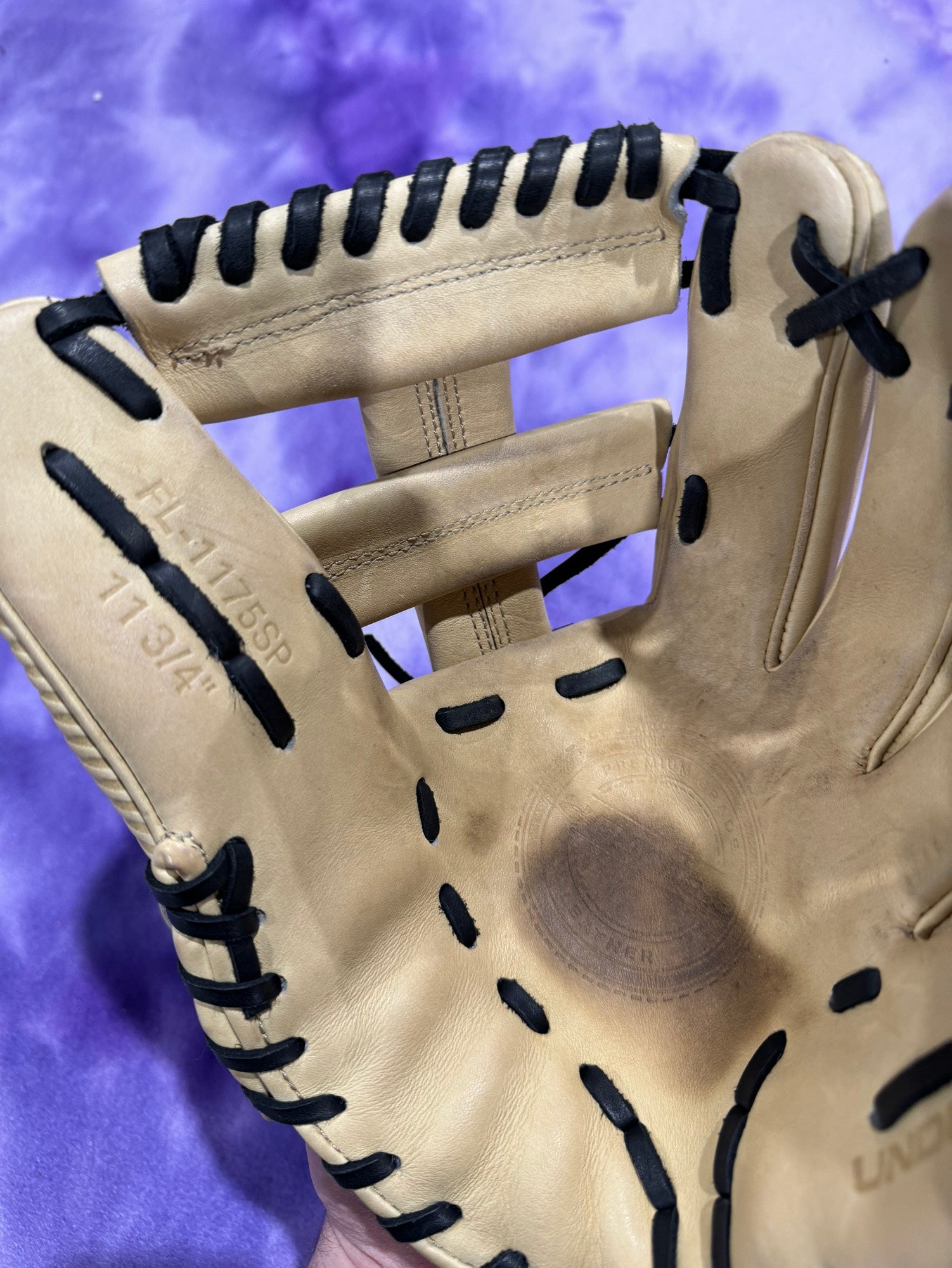Braun Under Armour Flawless Right Hand Throw Infield Baseball Handschuh 11,75"... - Bild 6 von 9