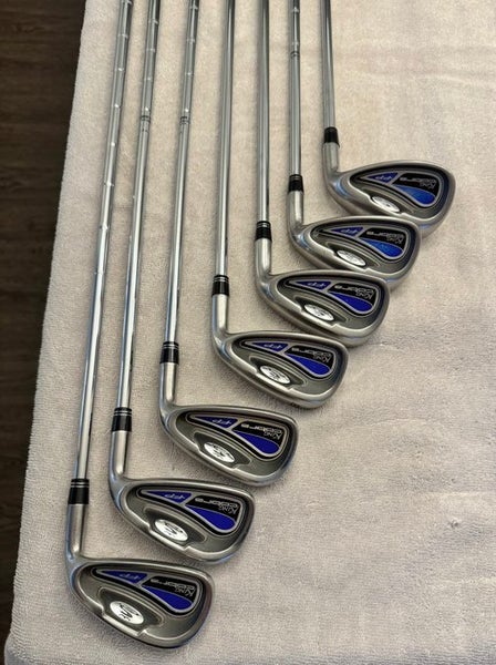 Men's Cobra FP Right Handed Iron Set Regular Flex Steel Shaft (Used)