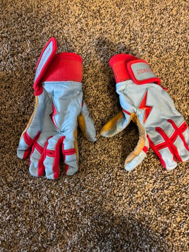 Bruce Bolt Batting Gloves Youth Small