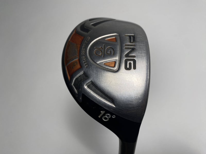 Ping G10 2 Hybrid 18* Grafalloy ProLaunch Red Stiff Graphite Mens RH DENT