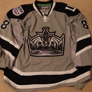 RARE Los Angeles Kings No. 8 Drew Doughty 2014 MiC Authentic Stadium Series Gray Jersey Size 54