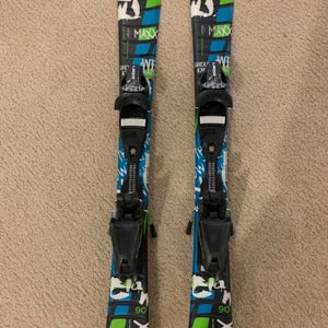 Kid's 2020 All Mountain 90 cm Elan MAXX Skis With Bindings (Used)