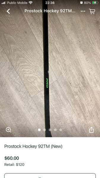 Prostock Hockey Big Benn (P92TM) + Nylander (P2988) Intermediate Right