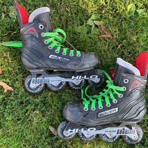 Junior Bauer Vapor XR300 Inline Skates Regular Width Size 2 (Used)