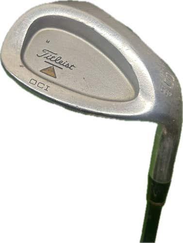 Titleist DCI Gold Triangle 56° Sand Wedge Tri Spec Firm Flex Graphite RH 35”L