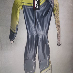 New! SPYDER Ski Racing Padded Speed Suit Men's MED Does have a small snag as shown in last picture
