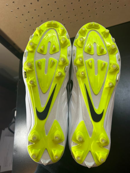 Nike Alpha Huarache 6 Pro Lacrosse Cleats Size 8.5 White