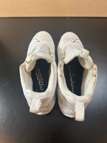 Nike Alpha Huarache 6 Pro Lacrosse Cleats Size 8.5 White
