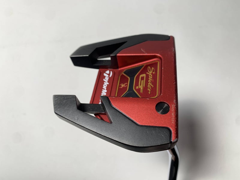 TaylorMade Spider GT Single Bend Red Putter 34" SuperStroke Pistol GTR 1.0 RH