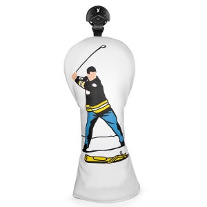 Gilmore White Head Covers – Swing Hard, Play Loud, Look Sharp! (Wood)