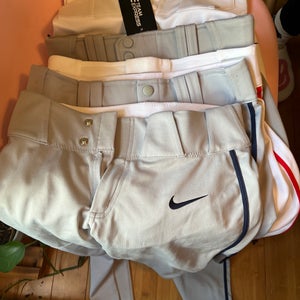 6 Youth baseball pants collection Nike, team express,Rawlings 3 large 3 small