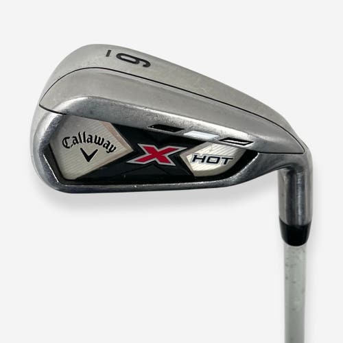 Callaway X Hot 6 Iron Right Handed Senior Flex Graphite Shaft