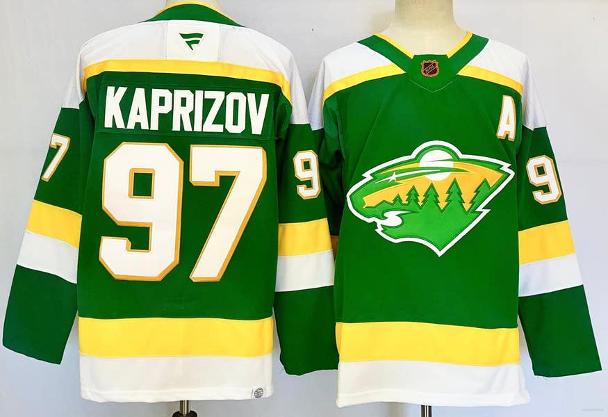 Authentic Jersey Reverse Retro Kaprizov Jersey Minnesota Wild 97