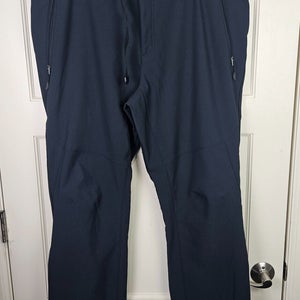 Columbia Omni-Heat Softshell Black Ski Snow Pants Thermal Insulated Size: 42x30
