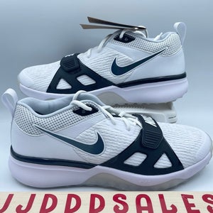 Nike Air Zoom Diamond Elite Turf Baseball White Iridescent DZ0503-103 Mens Sz 8  New