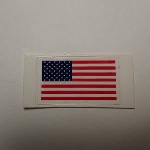 USA Flag Pro Stock Decal Sticker for Back of Helmet