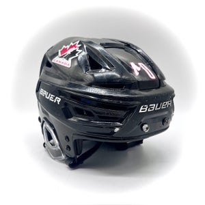 Bauer Re-Akt 150 - Used Team Canada Pro Stock Hockey Helmet - Blayre Turnbull (Black)