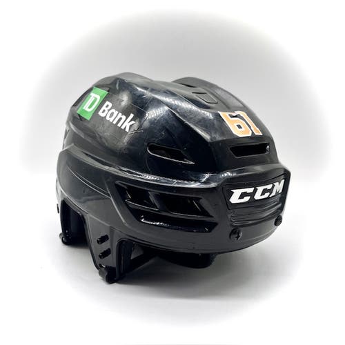 CCM Tacks 710 - Used Pro Stock Hockey Helmet (Black)