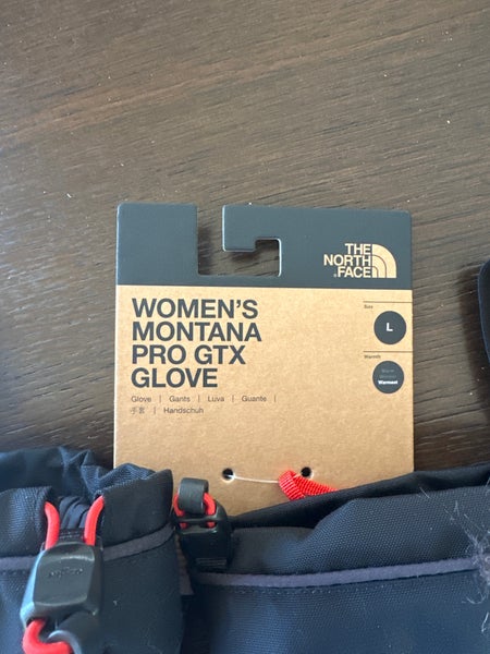 Women's North Face Montana Pro Gtx Gloves Black Large
