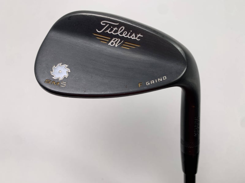 Titleist Vokey SM5 Raw Black 52* 12 F-Grind TT DG Tour Issue S400 Wedge RH