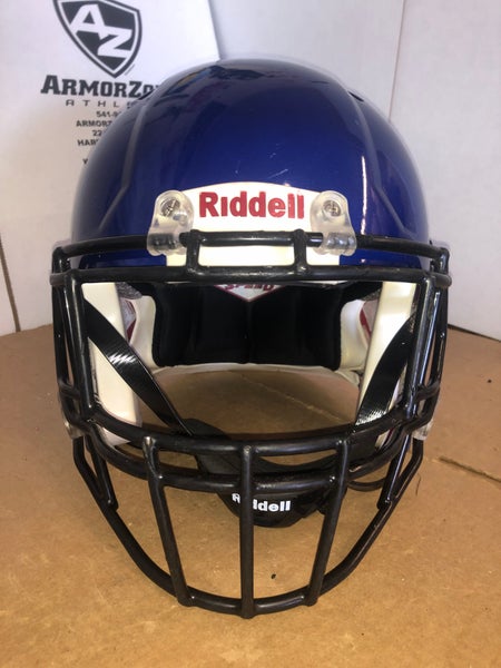 USED RIDDELL SPEED ADULT HELMET - LARGE - ROYAL BLUE METALLIC