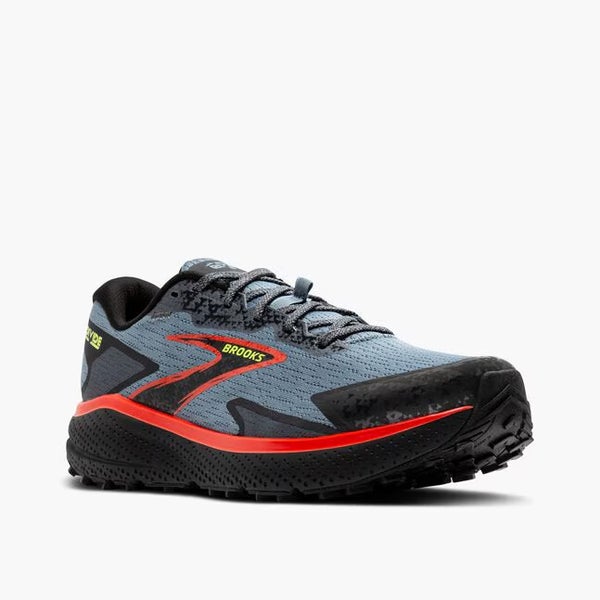 Brooks Divide 5 110429-1D-004 Sneaker Men's Size 12 Citadel Ebony Lime Shoes P42