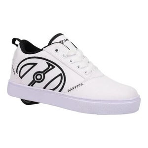 Heelys Pro 20 LG HE00028100 Kids US 6 White Rubber Wheel Roller Skate Shoes P13