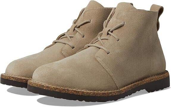 Birkenstock Uppsala 1028156 Chukka Womens 9W/7M Taupe Suede Mid Lace-Up Boot P99