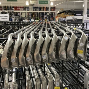 Used Ping Zing 2 Karsten Black Dot Irons Set 3-PW+SW+LW Regular Flex Steel MRH